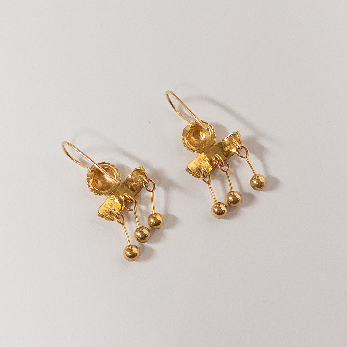 14K Gold Chandelier Earrings