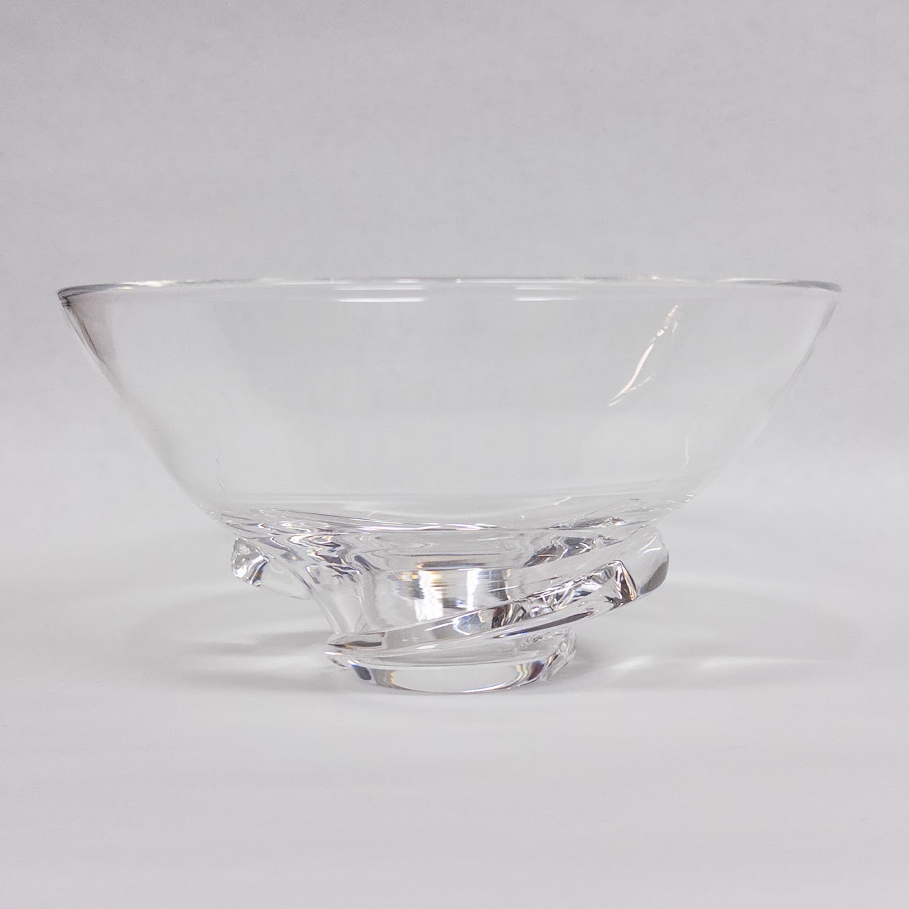 Steuben Crystal Swirl Bowl