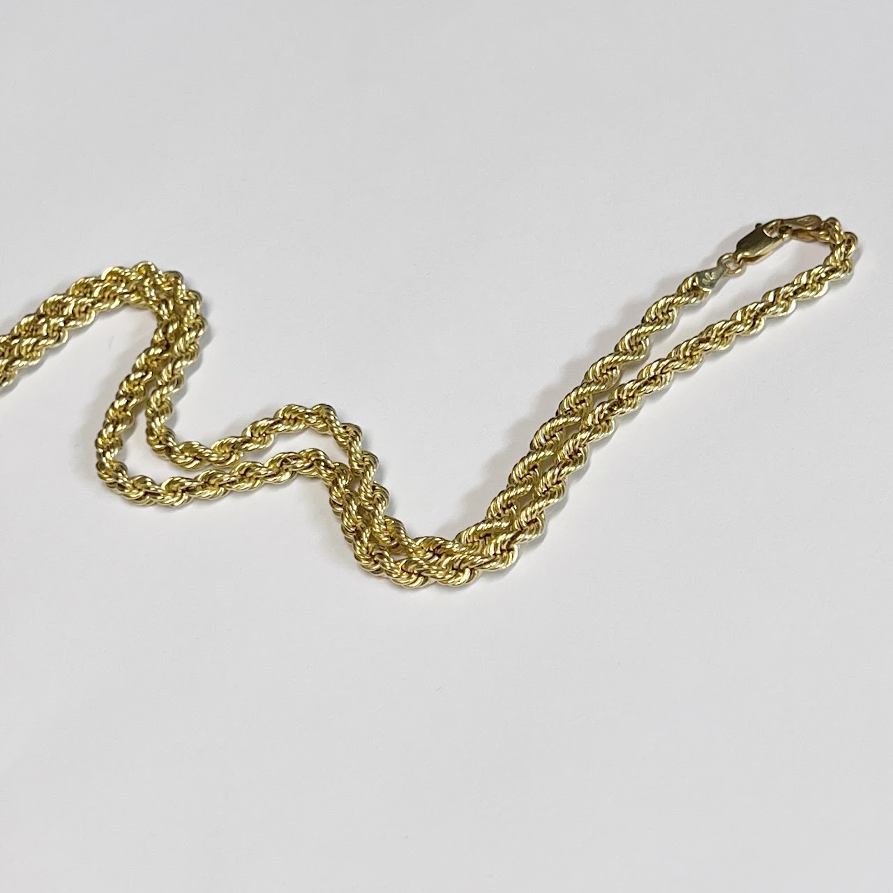 10K Gold Double Twist Chain Necklace