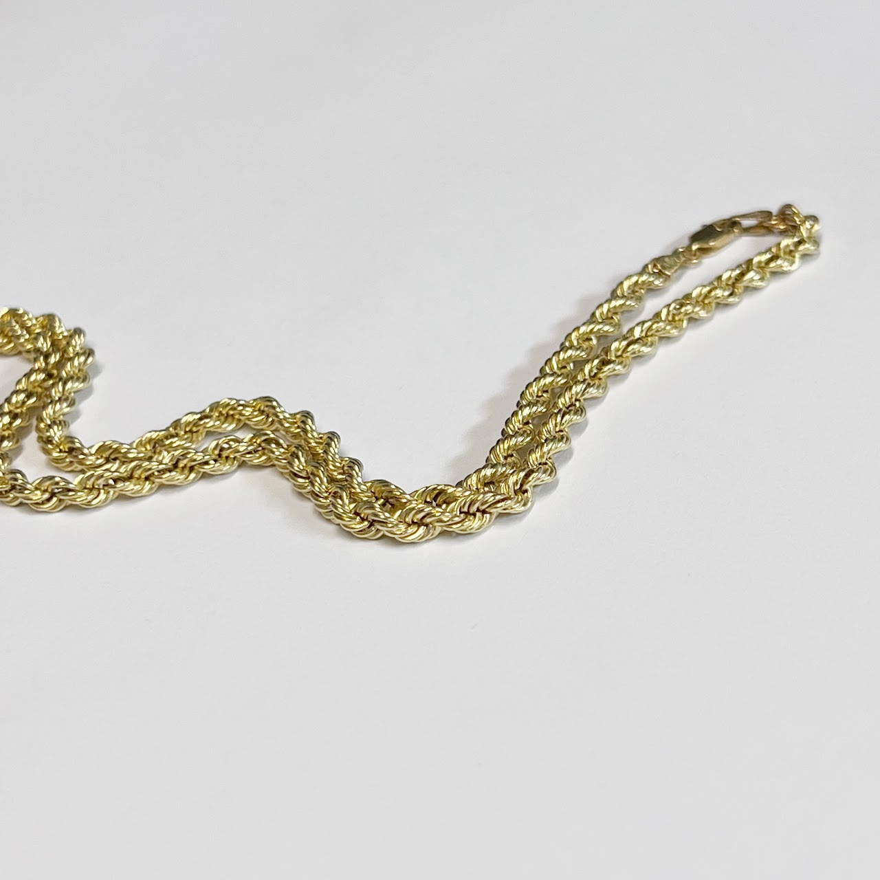 10K Gold Double Twist Chain Necklace