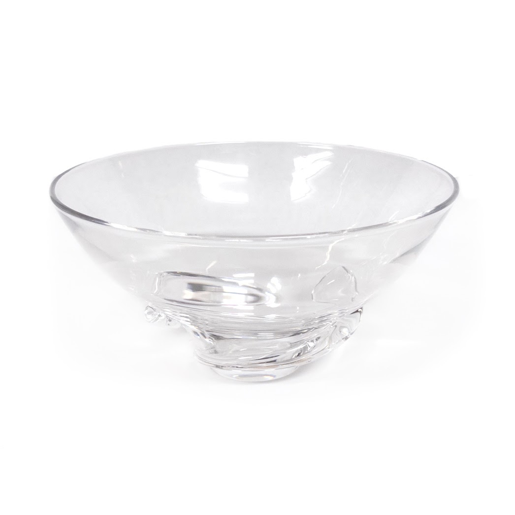 Steuben Crystal Swirl Bowl