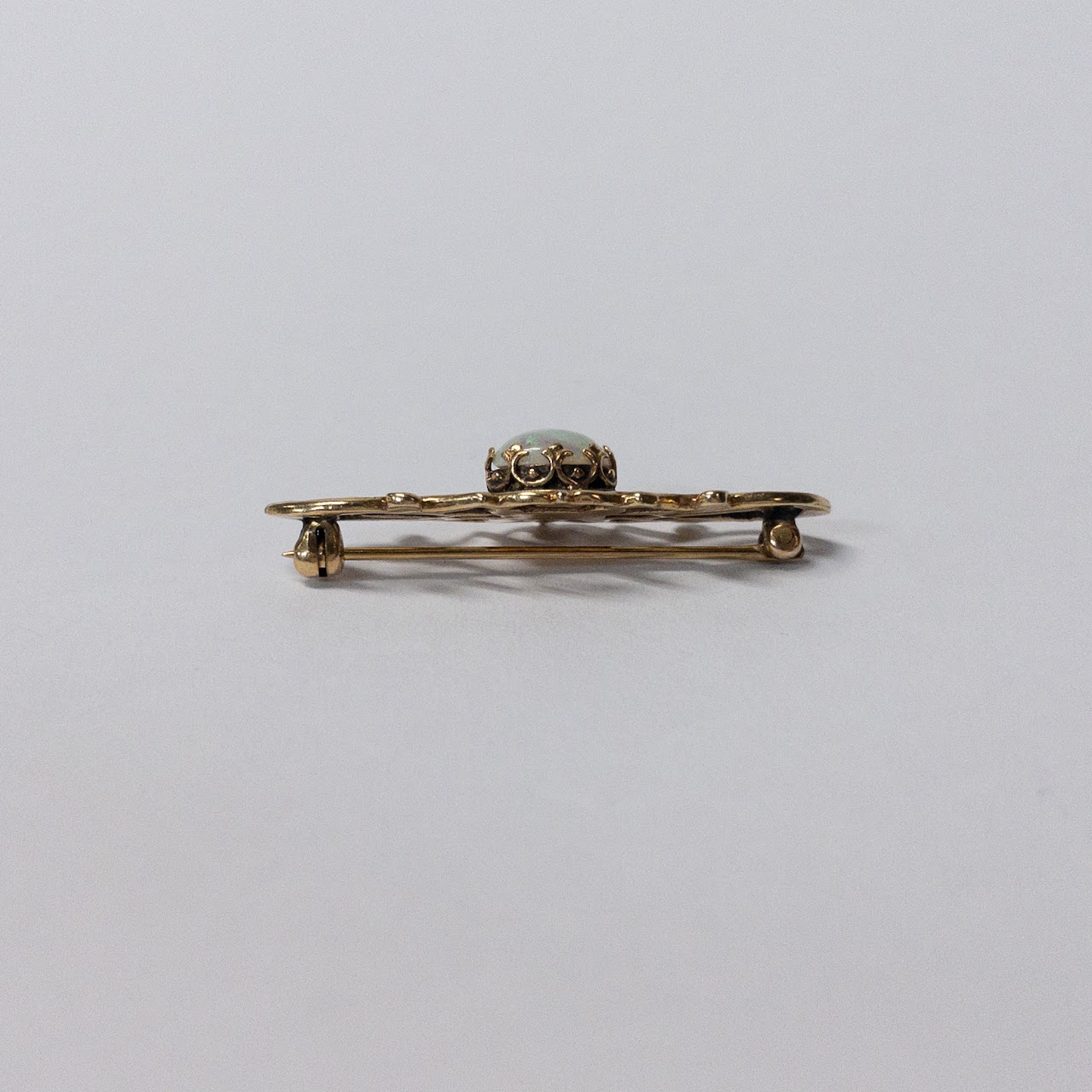 14K Gold & Opal Brooch