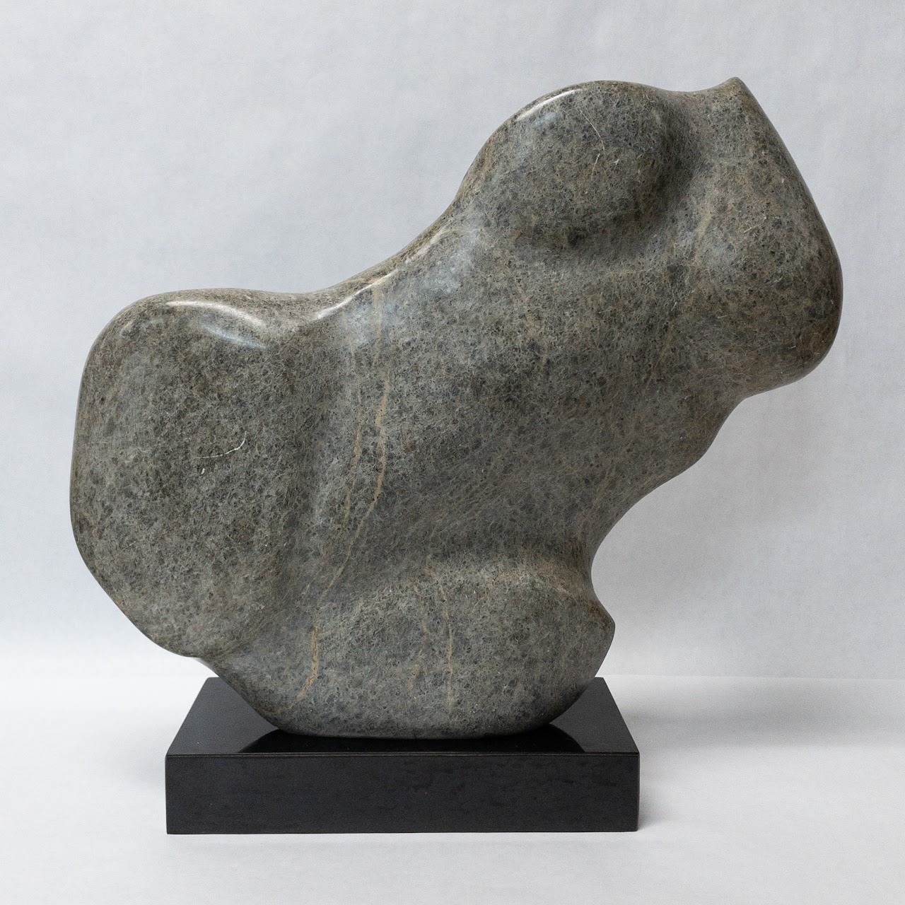 Signed Mid-Century Granite Sculpture