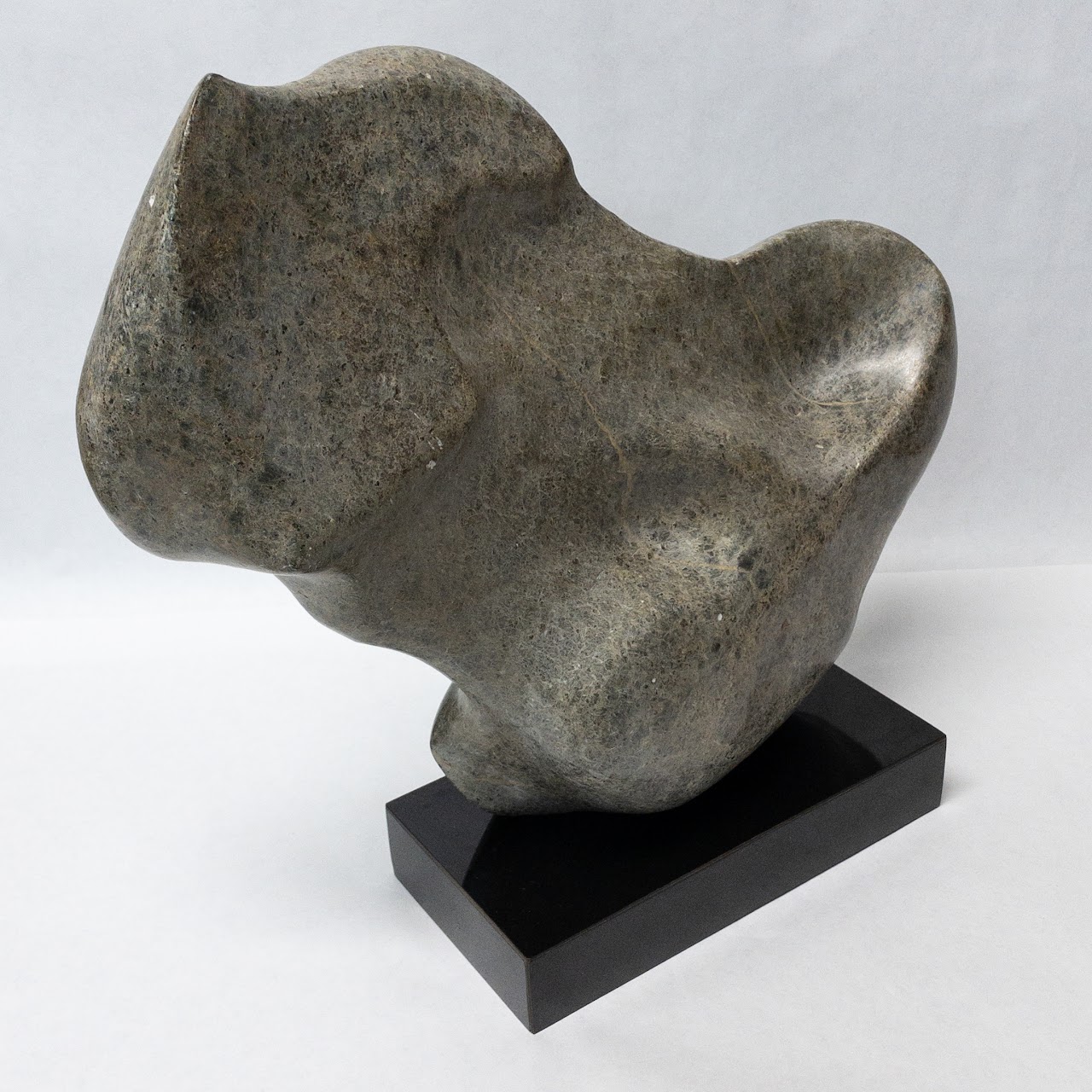 Signed Mid-Century Granite Sculpture