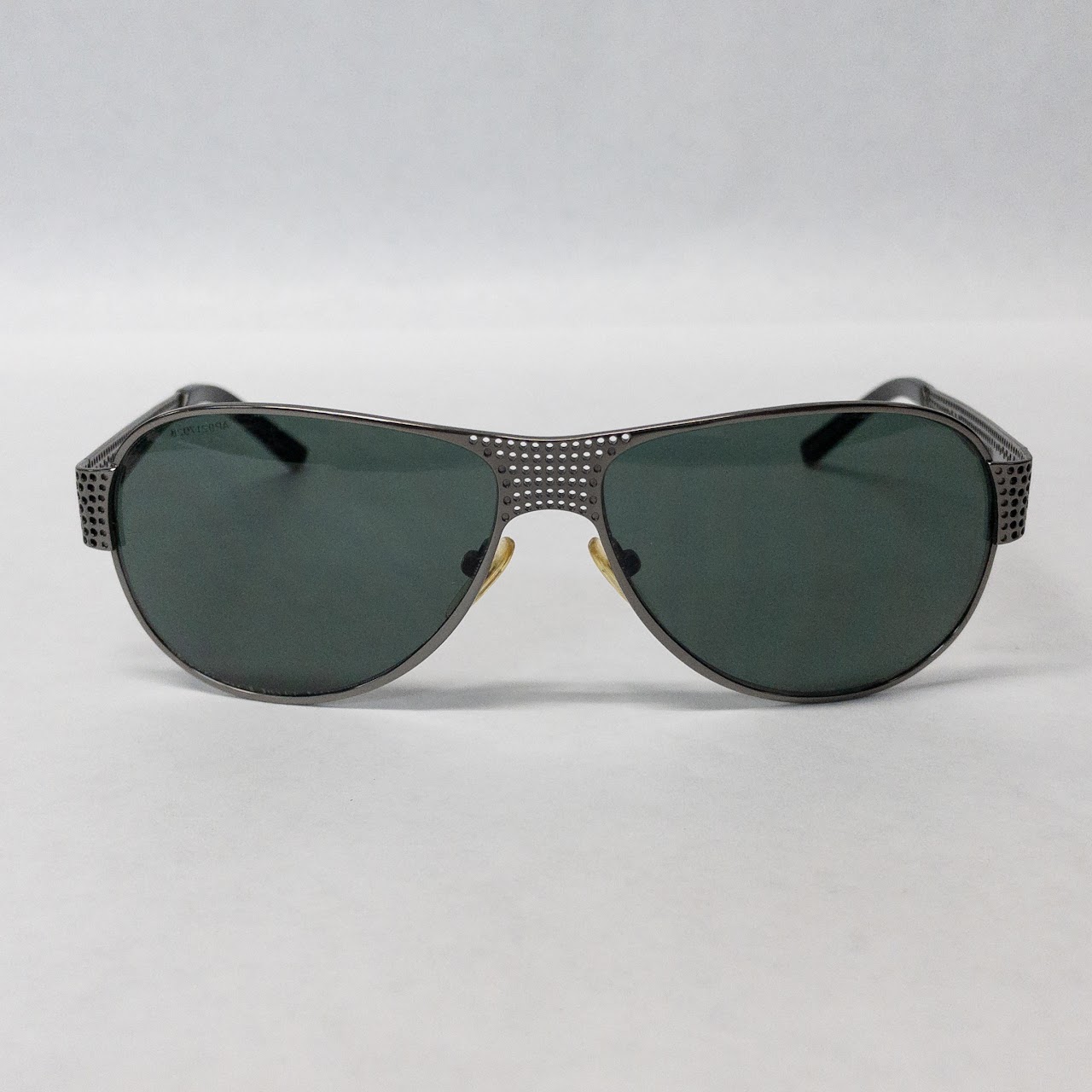 Prada Titanium Aviator Sunglasses