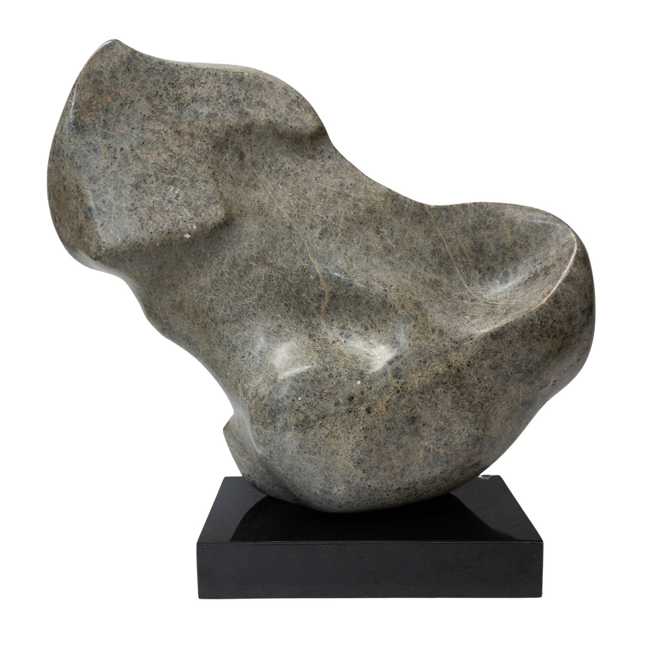 Signed Mid-Century Granite Sculpture