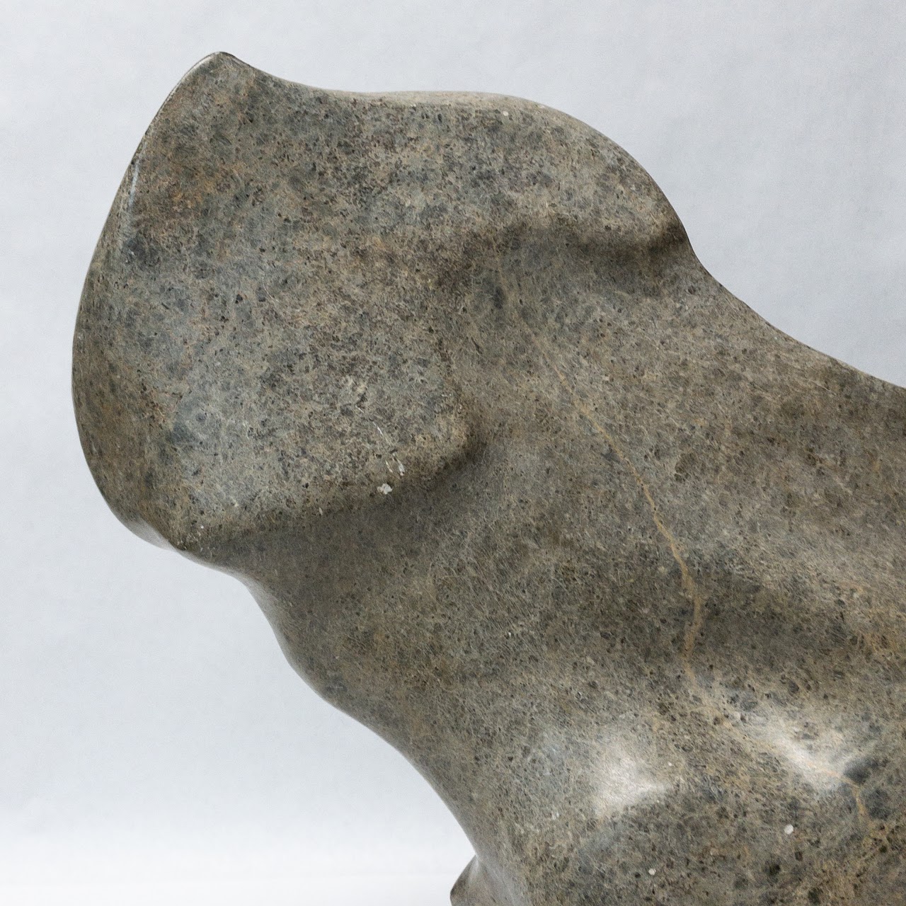 Signed Mid-Century Granite Sculpture