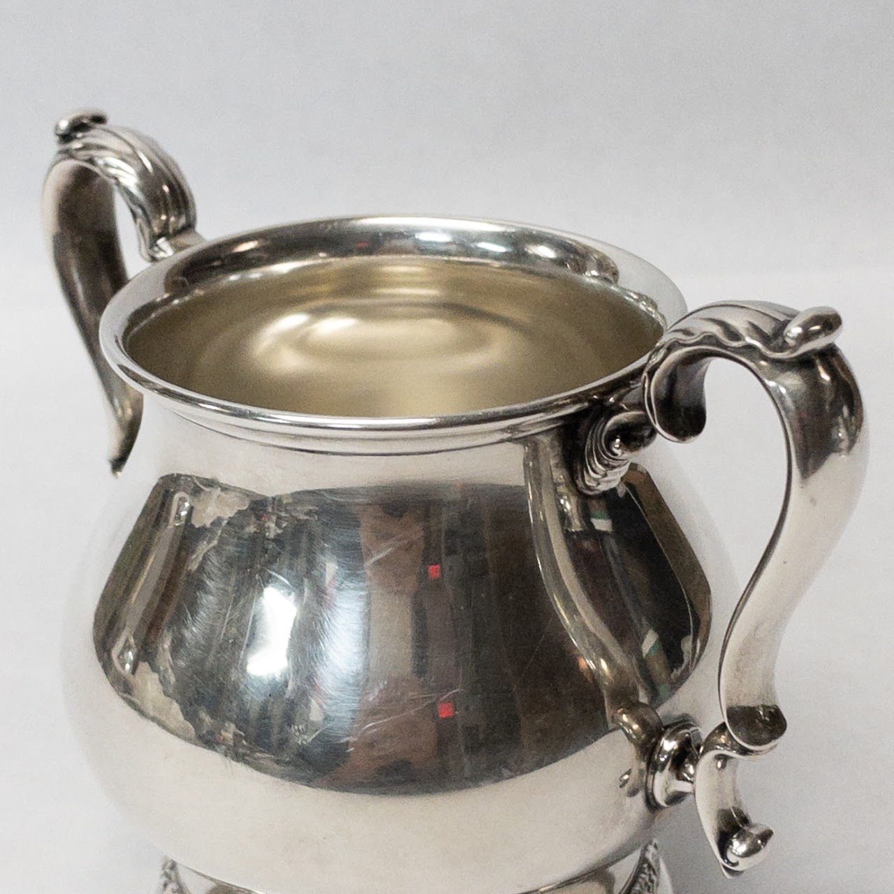 Prelude International Sterling Silver Creamer & Sugar Bowl