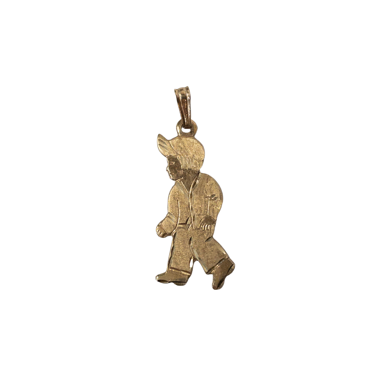 14K Gold Child Charm