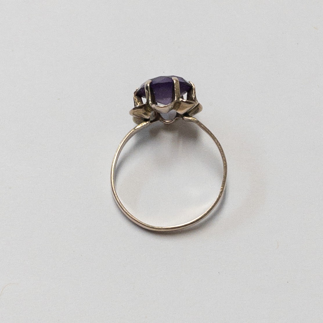 14K Gold & Amethyst Ring