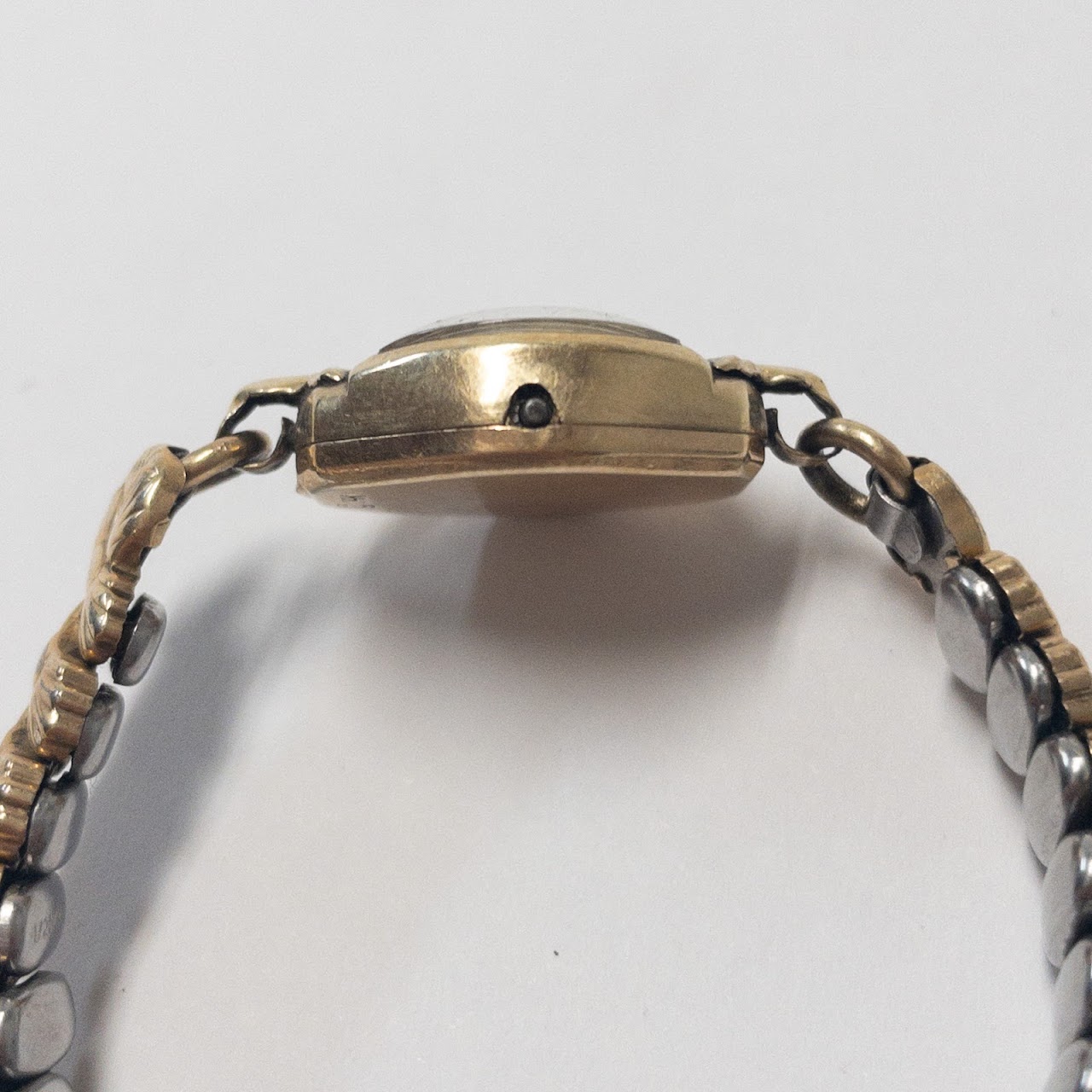 14K Gold Bruner Vintage Bracelet Watch