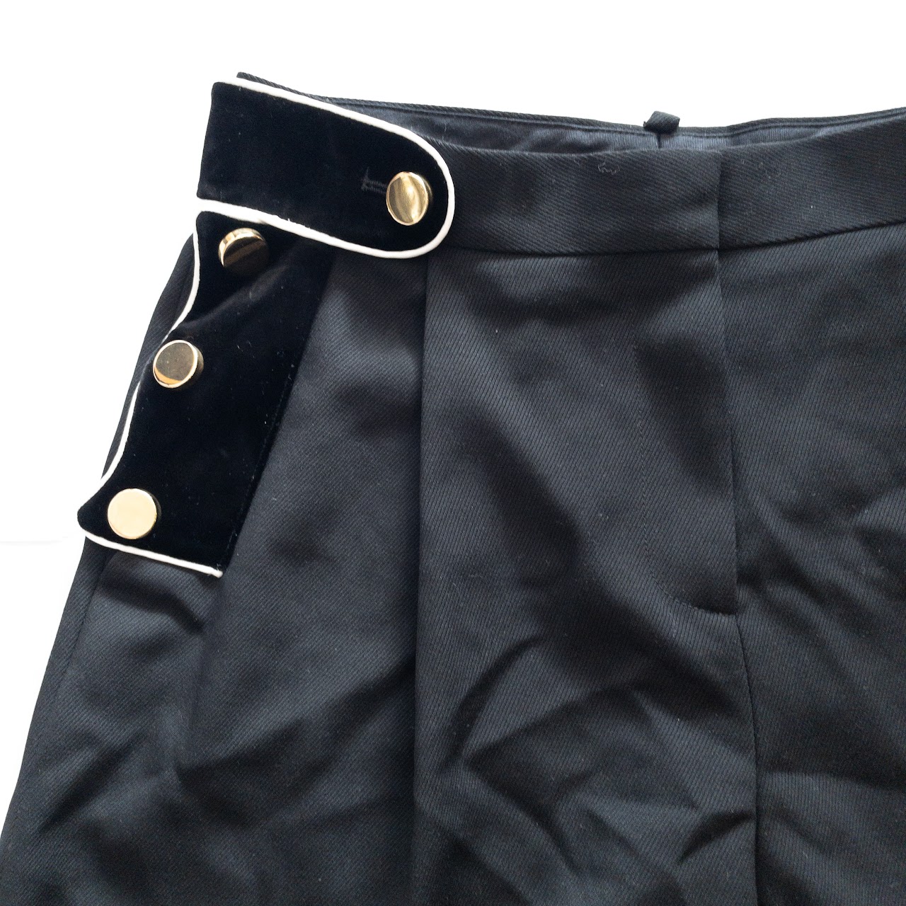 Givenchy Black Wool Shorts