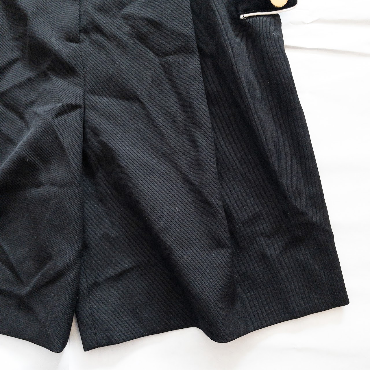 Givenchy Black Wool Shorts