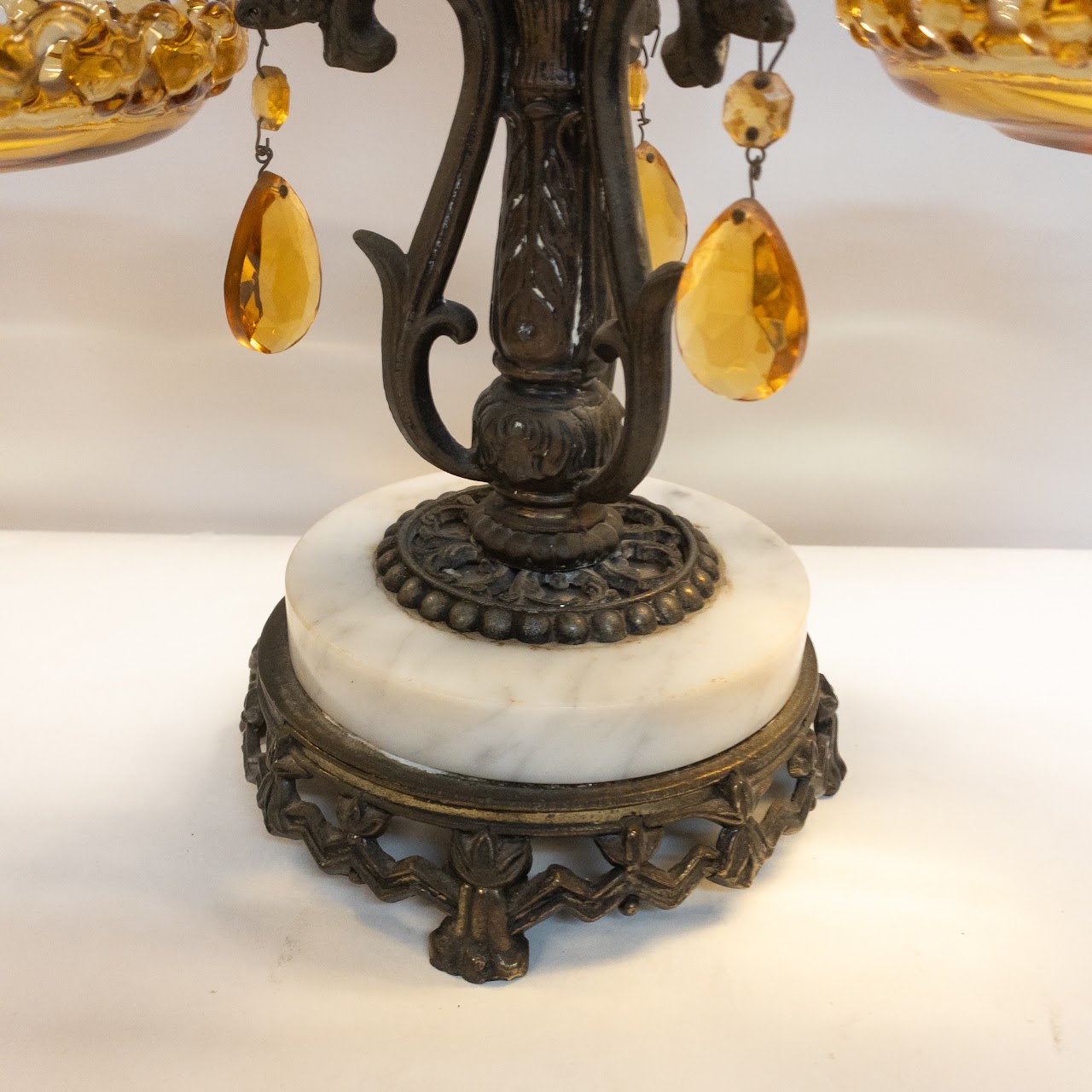 Amber Glass Decorative Scale