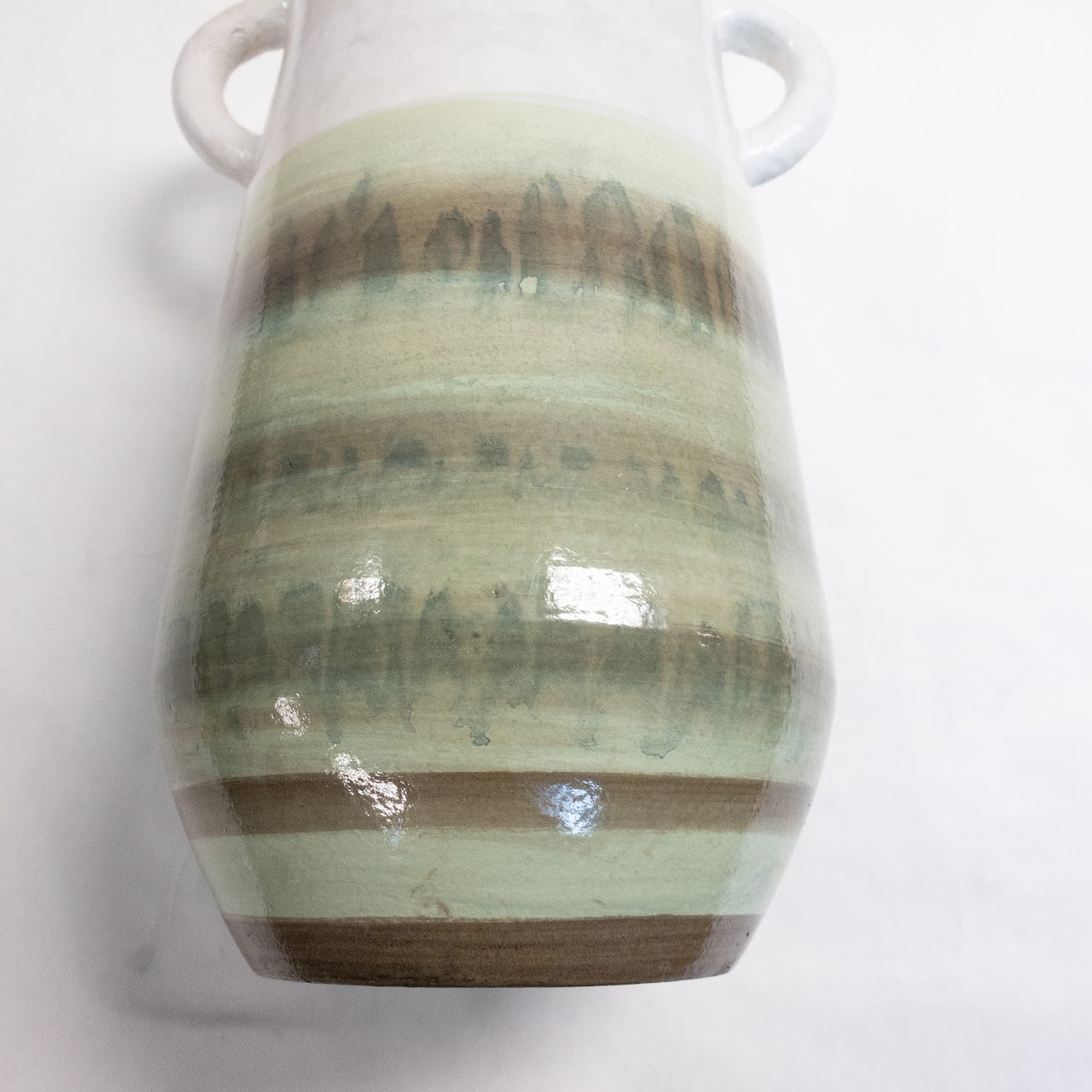 Studio Ceramic Handled Large  Vase