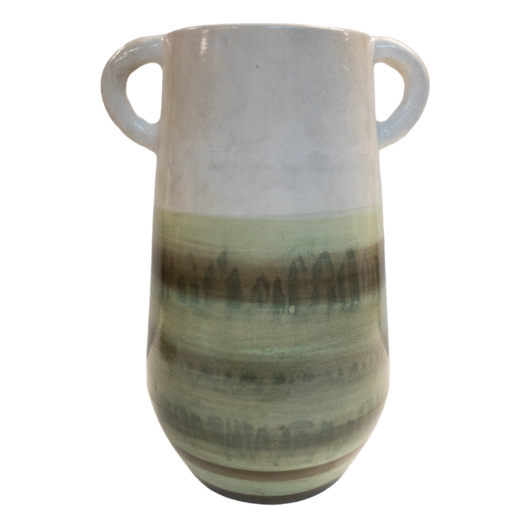 Studio Ceramic Handled Large  Vase