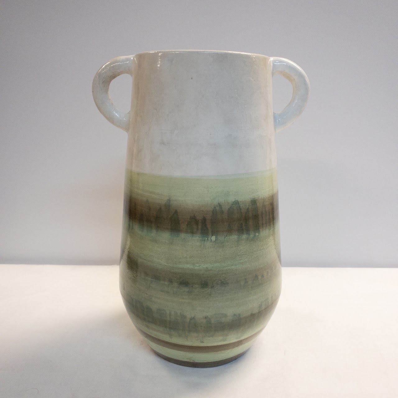 Studio Ceramic Handled Large  Vase