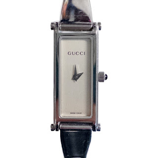 Gucci Vintage Tank Watch in Chrome