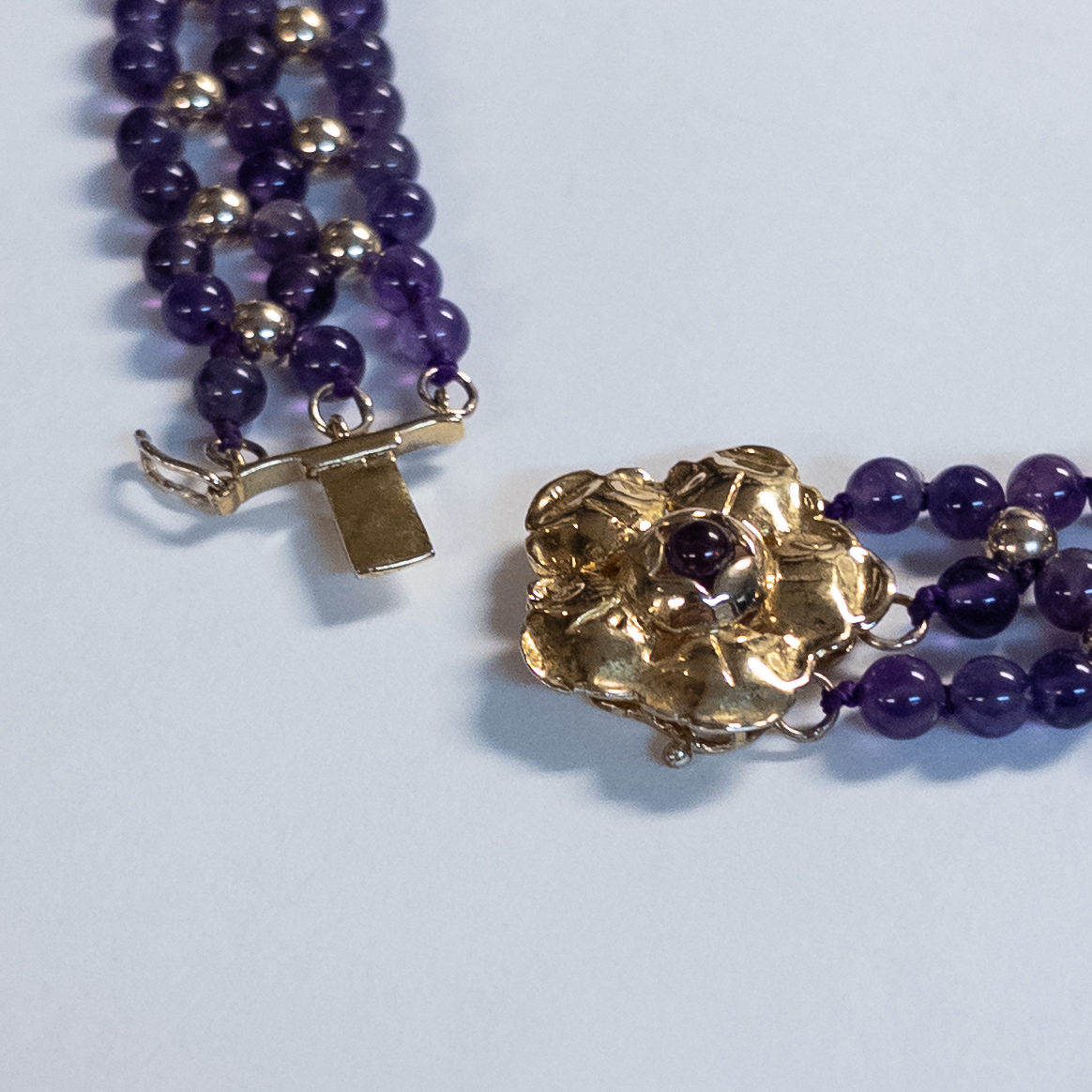 Vermeil and Amethyst Necklace