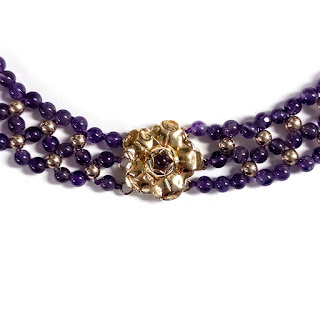 Vermeil and Amethyst Necklace