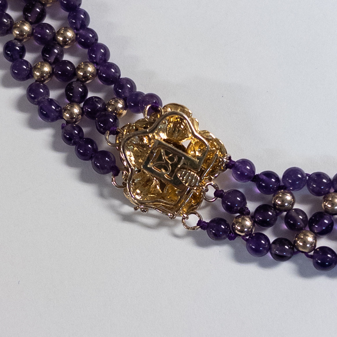 Vermeil and Amethyst Necklace