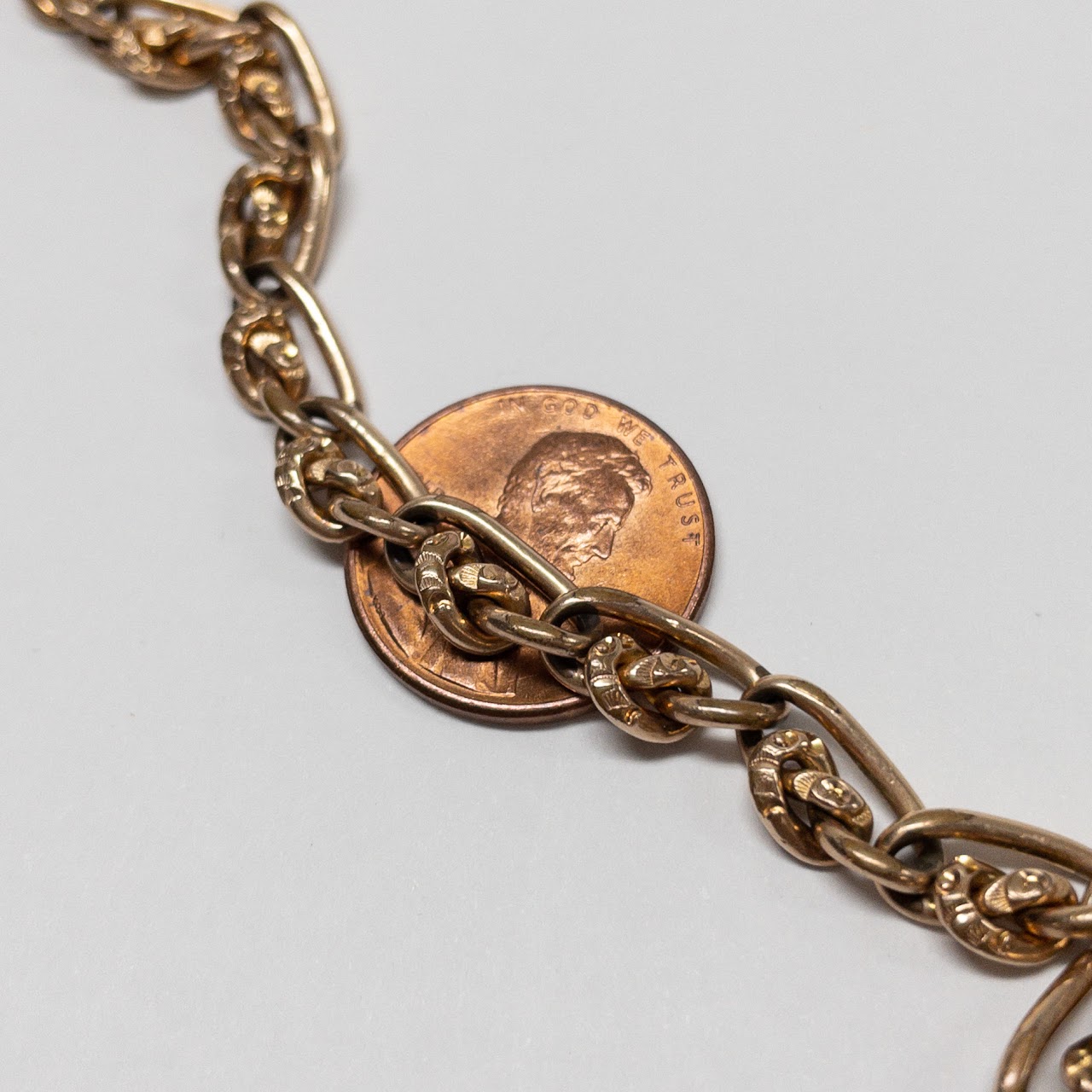 14K Gold DAMAGED Pocket Watch Chain