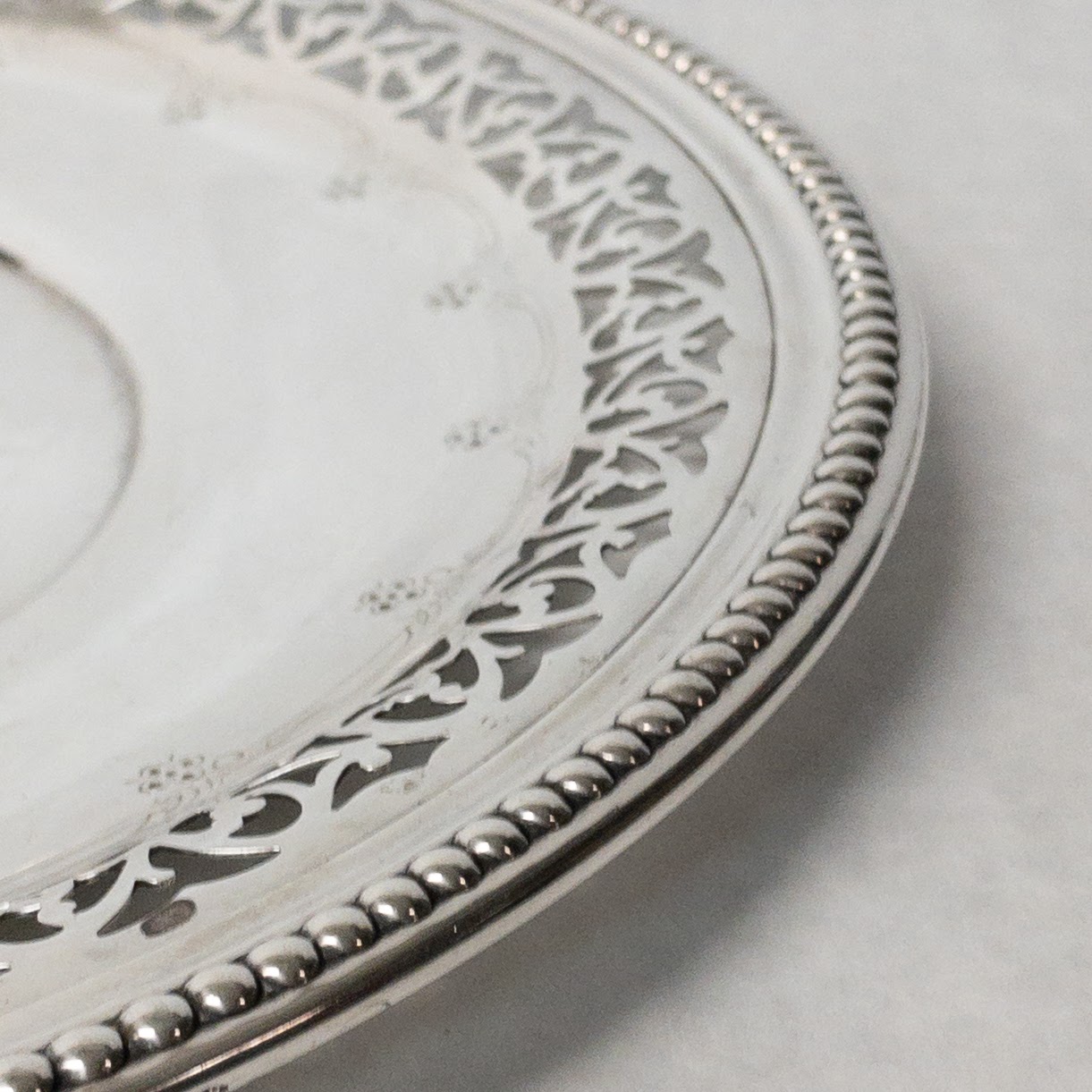 Sterling Silver Wallace Pierced Platter