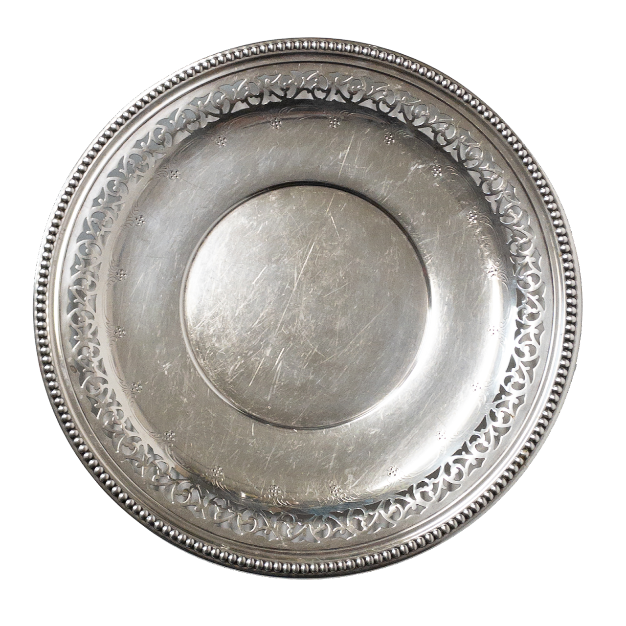 Sterling Silver Wallace Pierced Platter