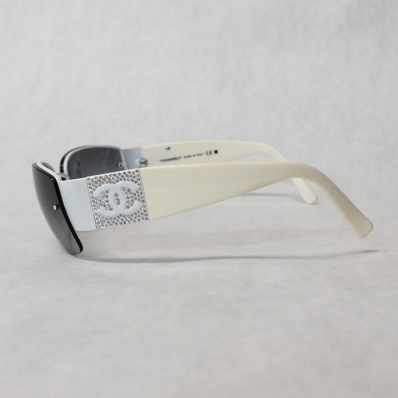 Chanel Rimless Ivory Sunglasses