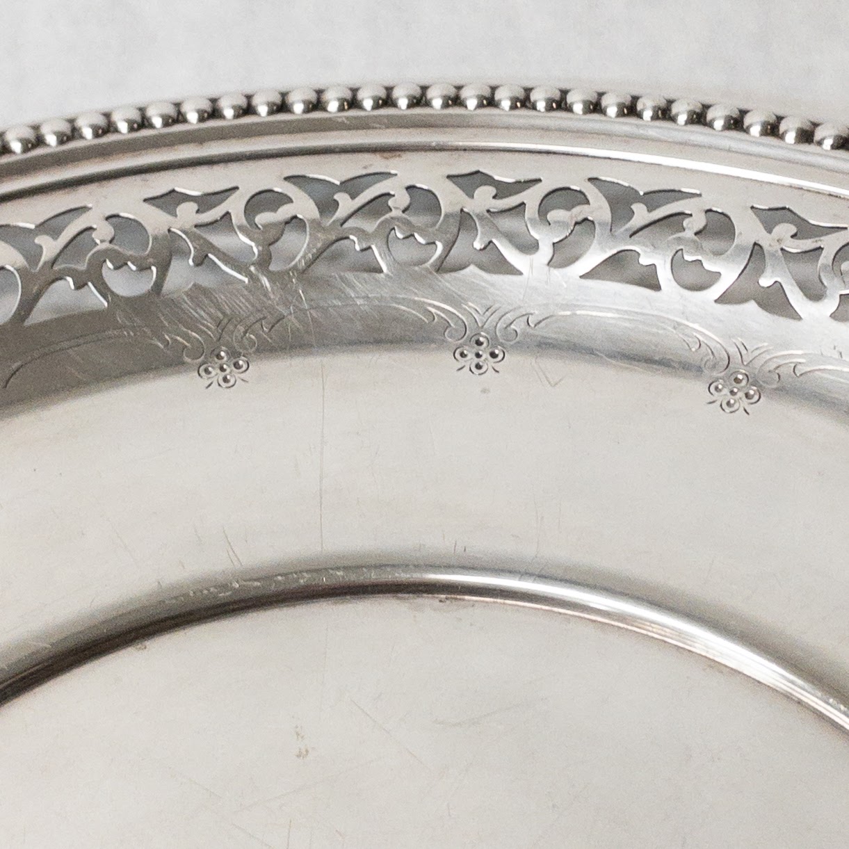 Sterling Silver Wallace Pierced Platter