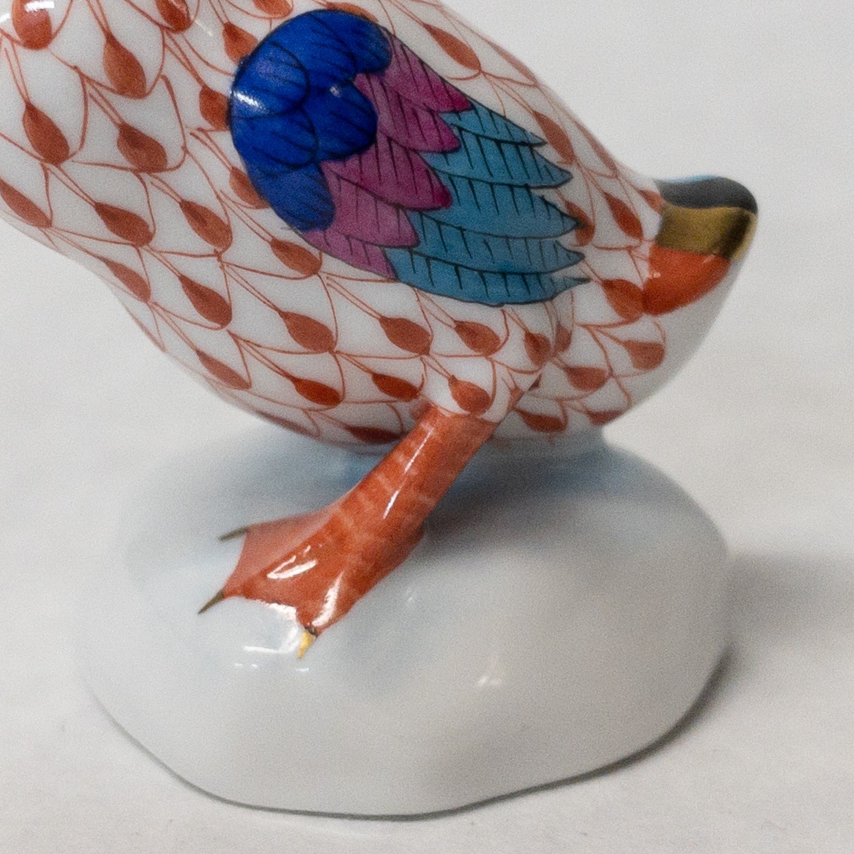 Herend Miniature Duck Figurine