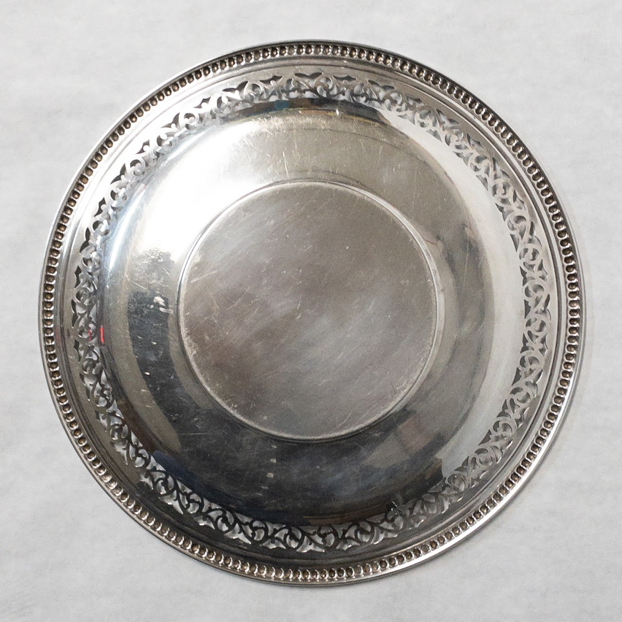 Sterling Silver Wallace Pierced Platter