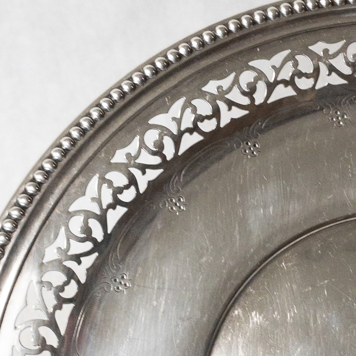 Sterling Silver Wallace Pierced Platter