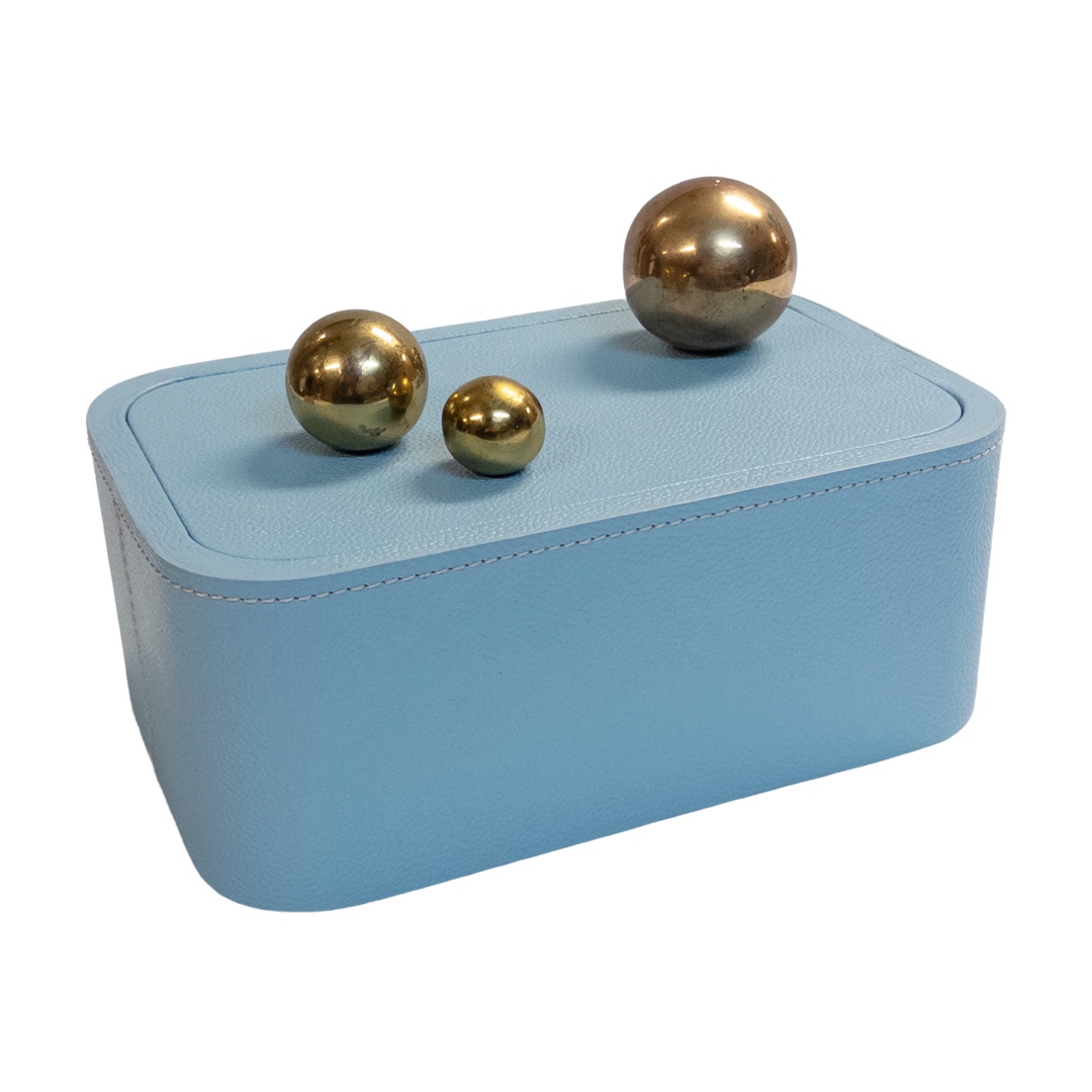 Jonathan Adler Saint Germain Leather Trinket Box