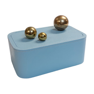 Jonathan Adler Saint Germain Leather Trinket Box