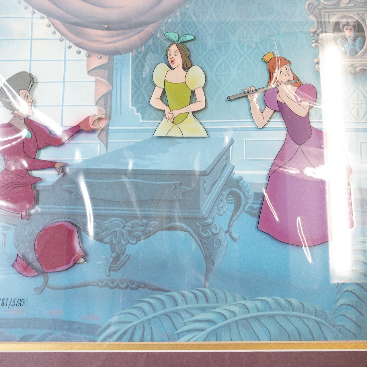 Disney 'Cinderella' Limited Animation Cel: The Music Lesson