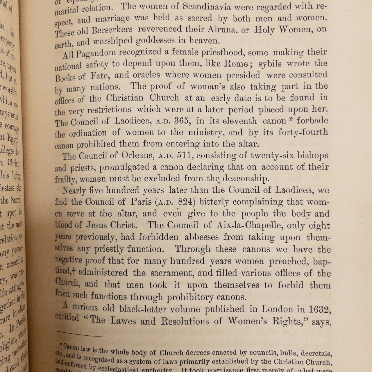 'The History of Woman's Suffrage Vol. 1' First Edition RARE Book