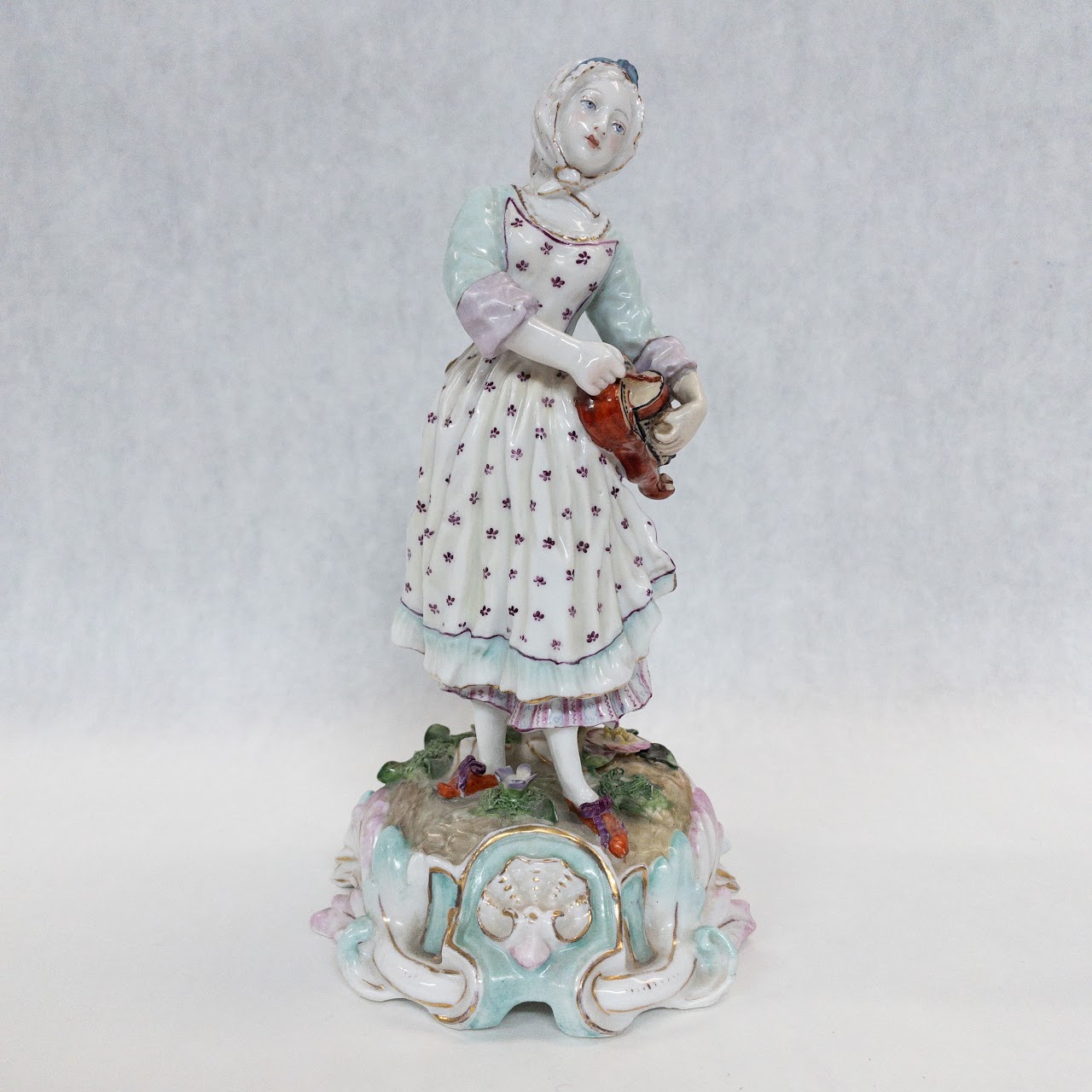 Meissen Antique 9" Figurine Pair