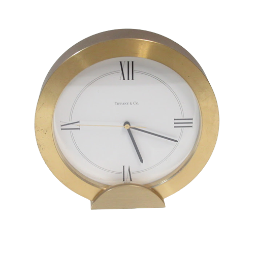 Tiffany & Co. Brass Clock