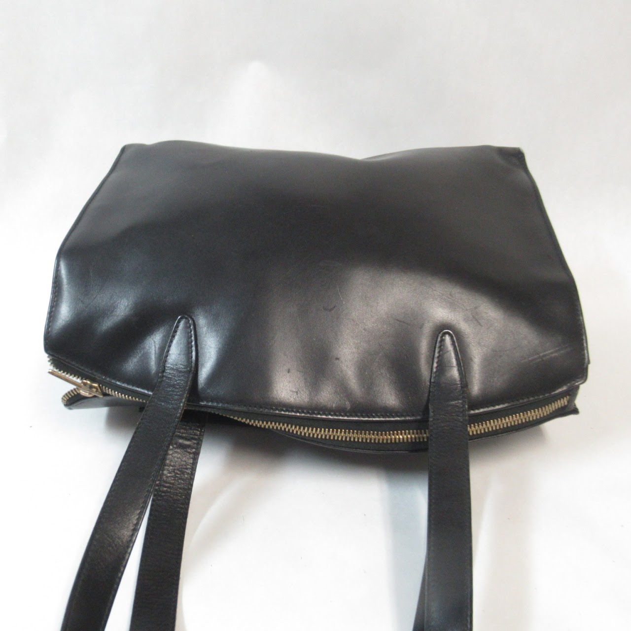 Gucci Vintage Black Leather Shoulder Bag