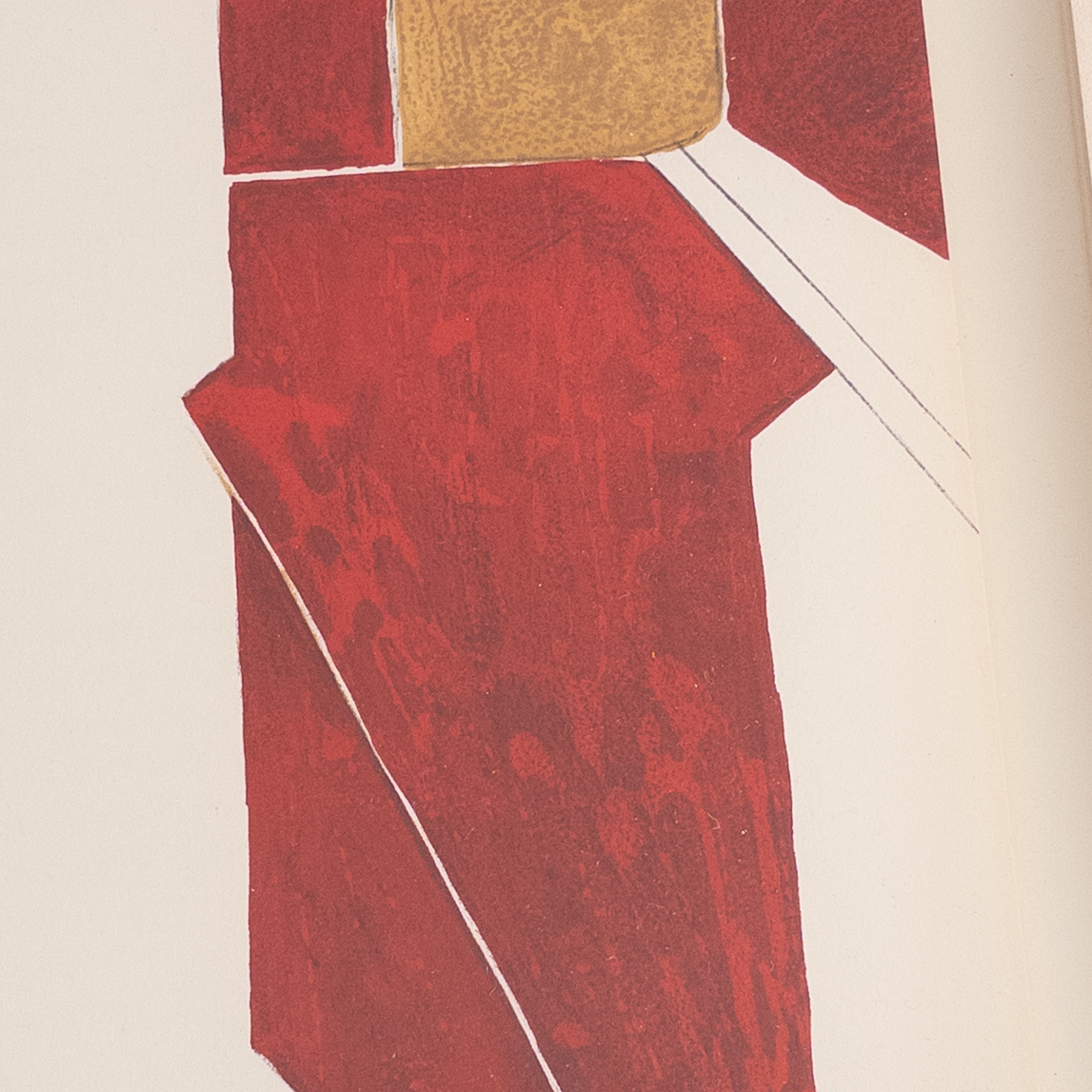Pablo Palazuelo Derrière le Miroir Lithograph Plate, 1955