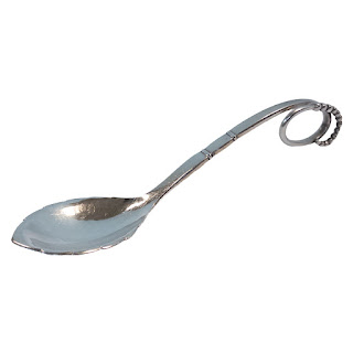Georg Jensen Sterling Silver Sugar Spoon