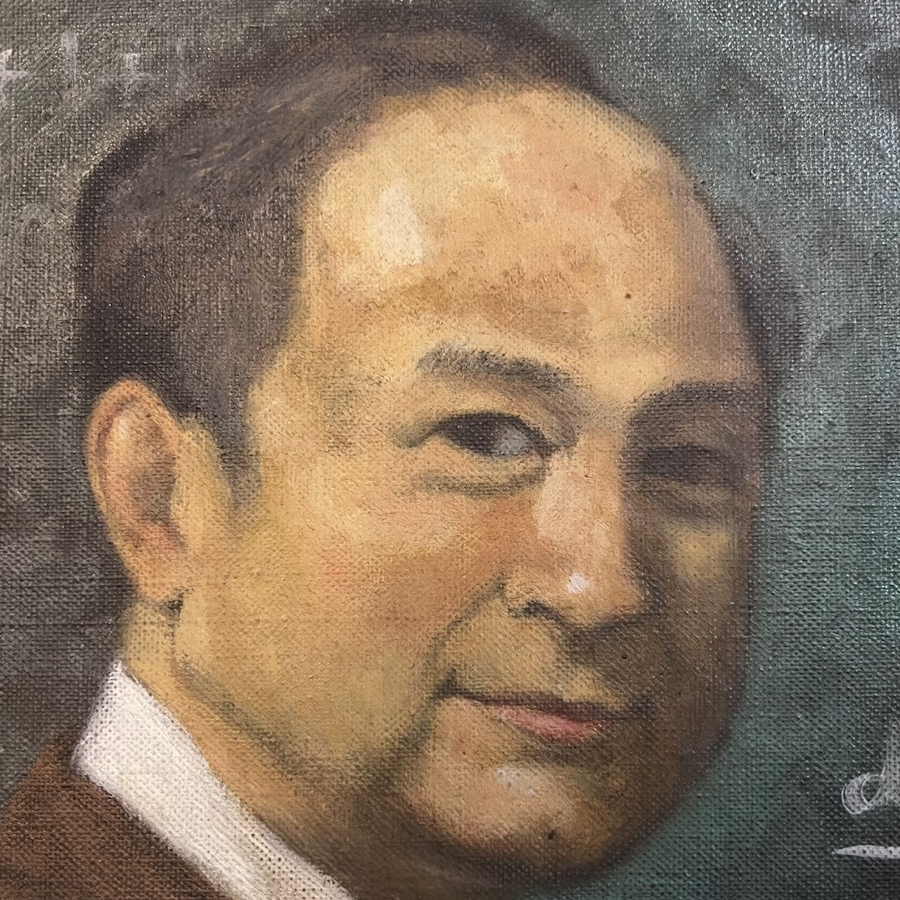 Portrait of a Professor Oil Painting