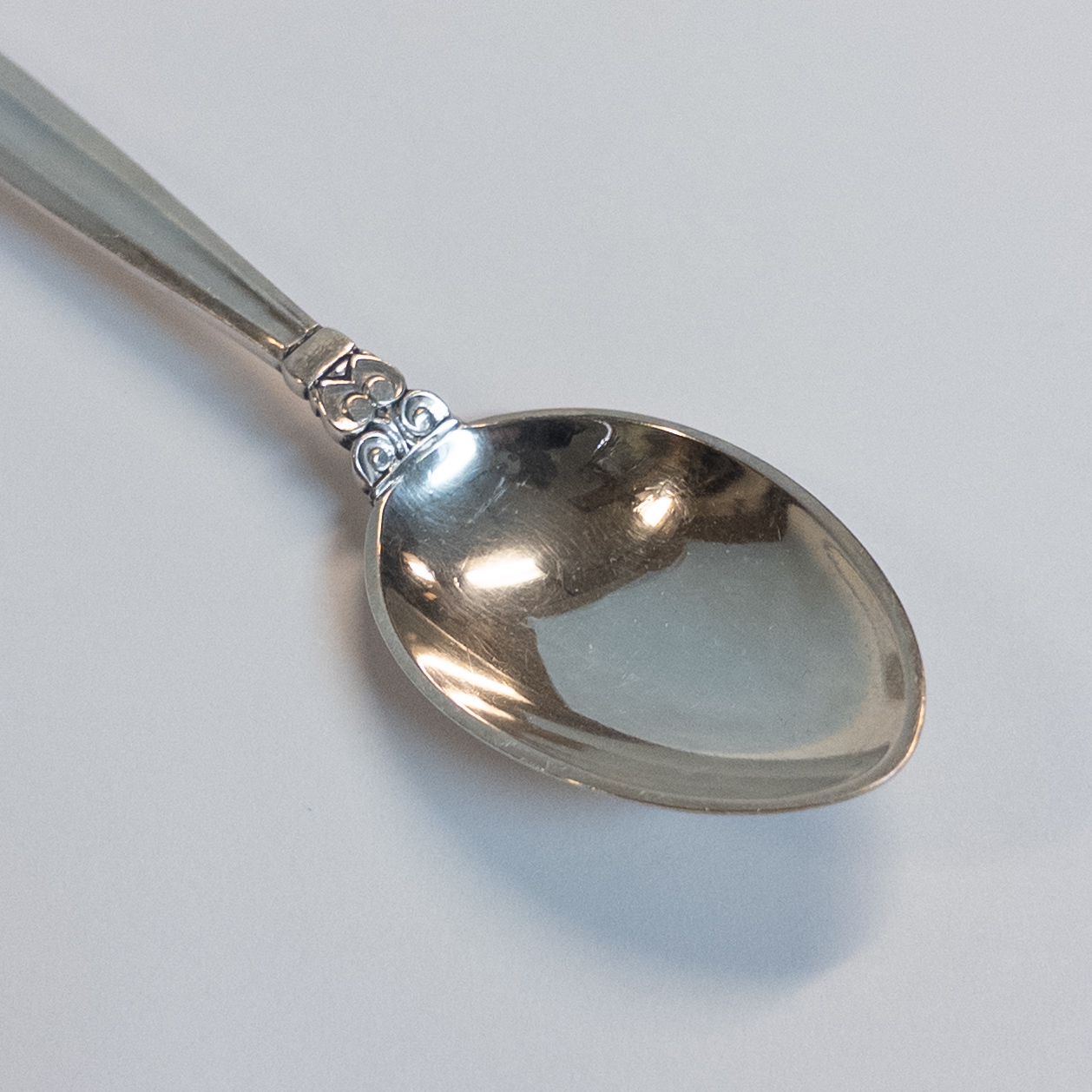 Georg Jensen Sterling Silver Set of 12 Condiment Spoons