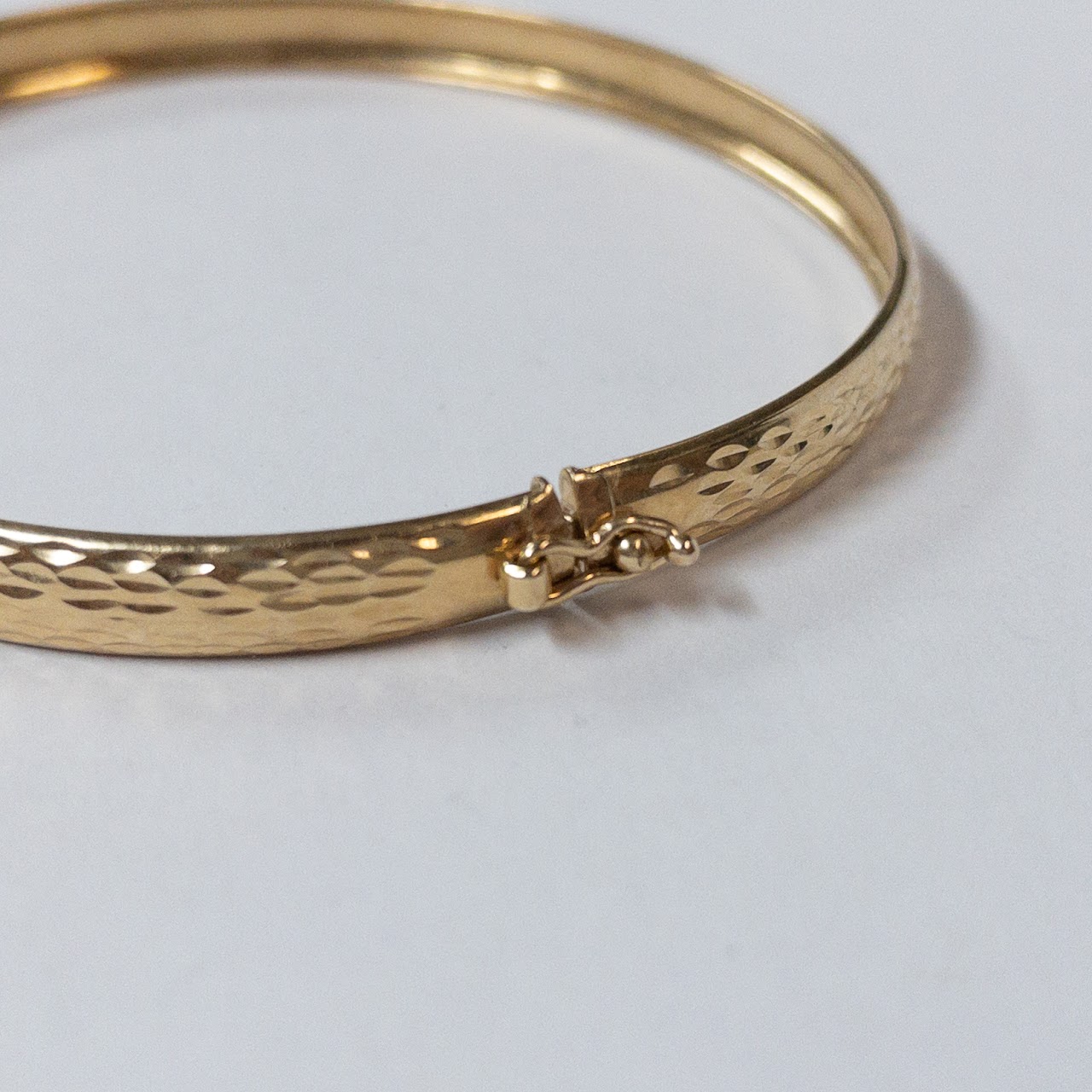 14K Yellow Gold Bangle Bracelet 2