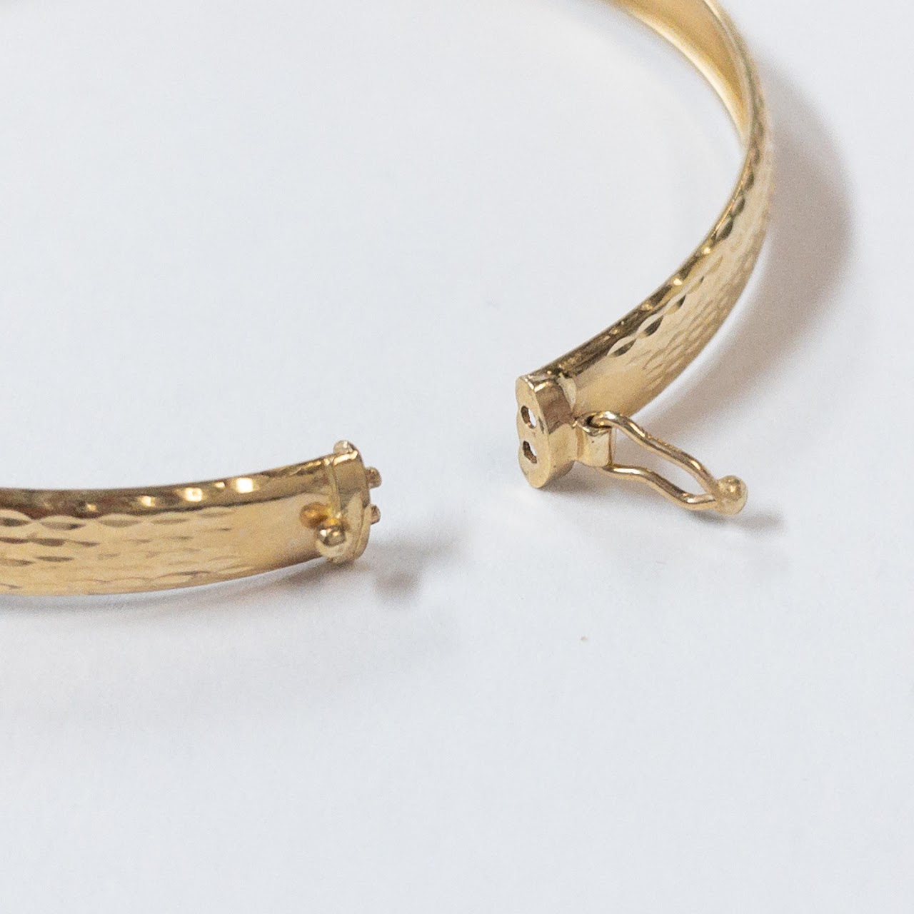 14K Yellow Gold Bangle Bracelet 1