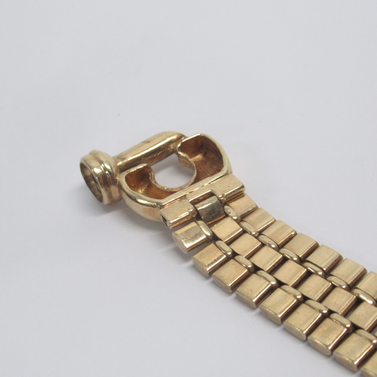 14K Gold Heavy Bracelet