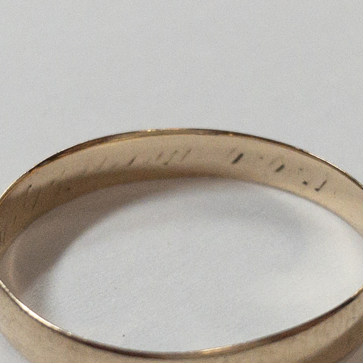 14K Gold Band Ring