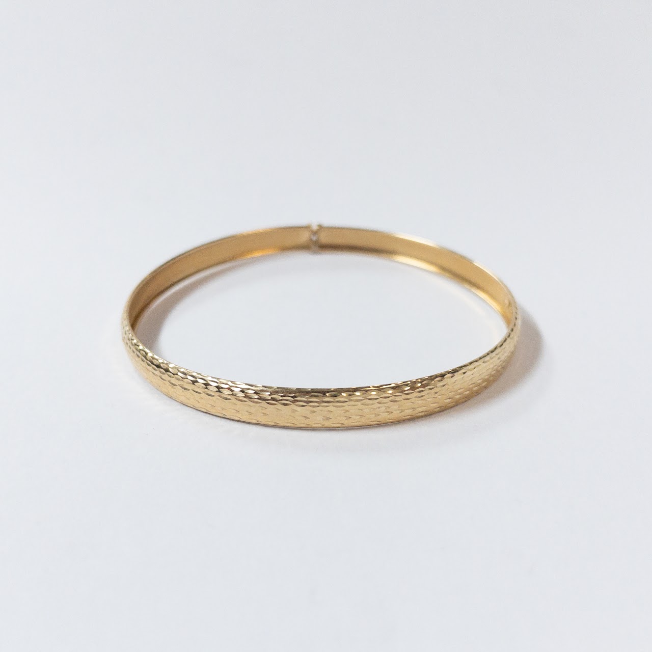 14K Yellow Gold Bangle Bracelet 1