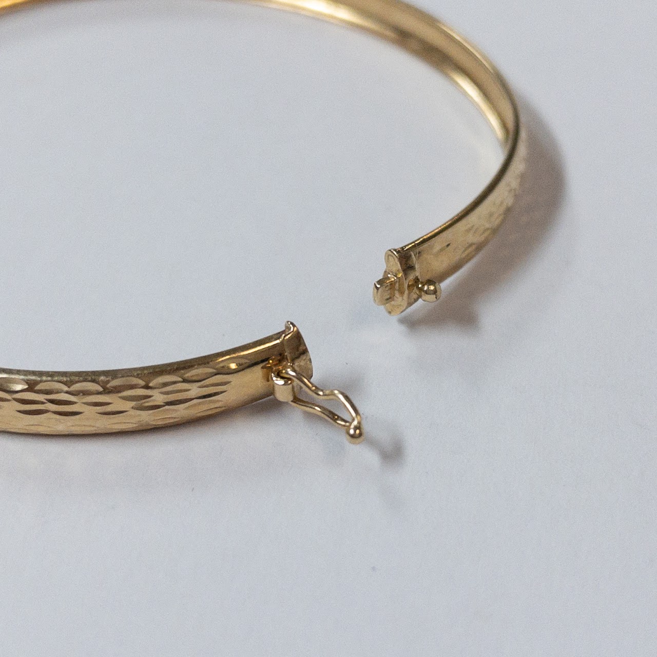 14K Yellow Gold Bangle Bracelet 2